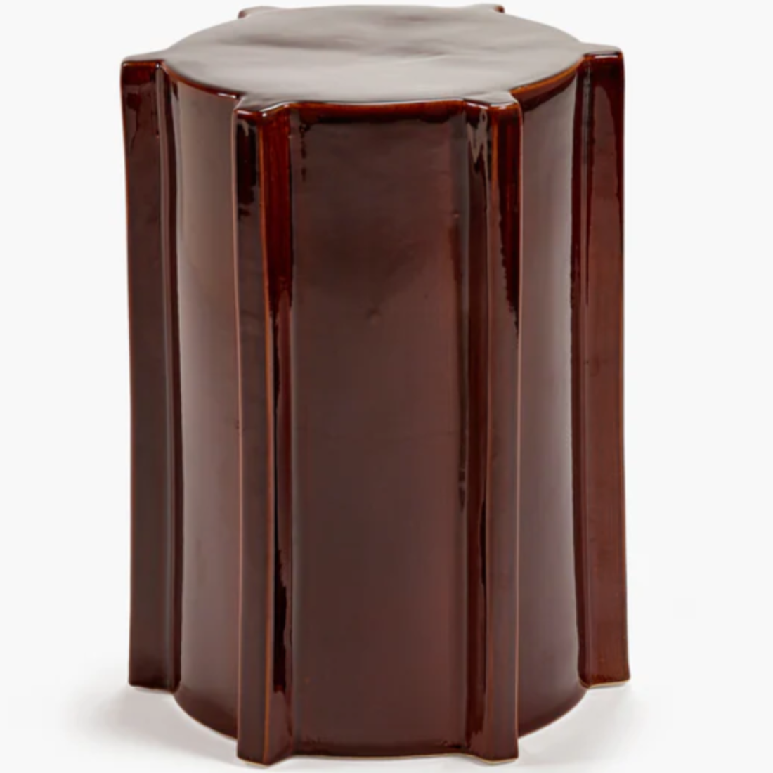 Pawn Side Table Dark Brown
