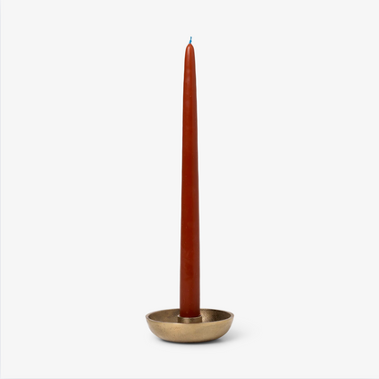 Bowl Candle Holder - Single - Brass
