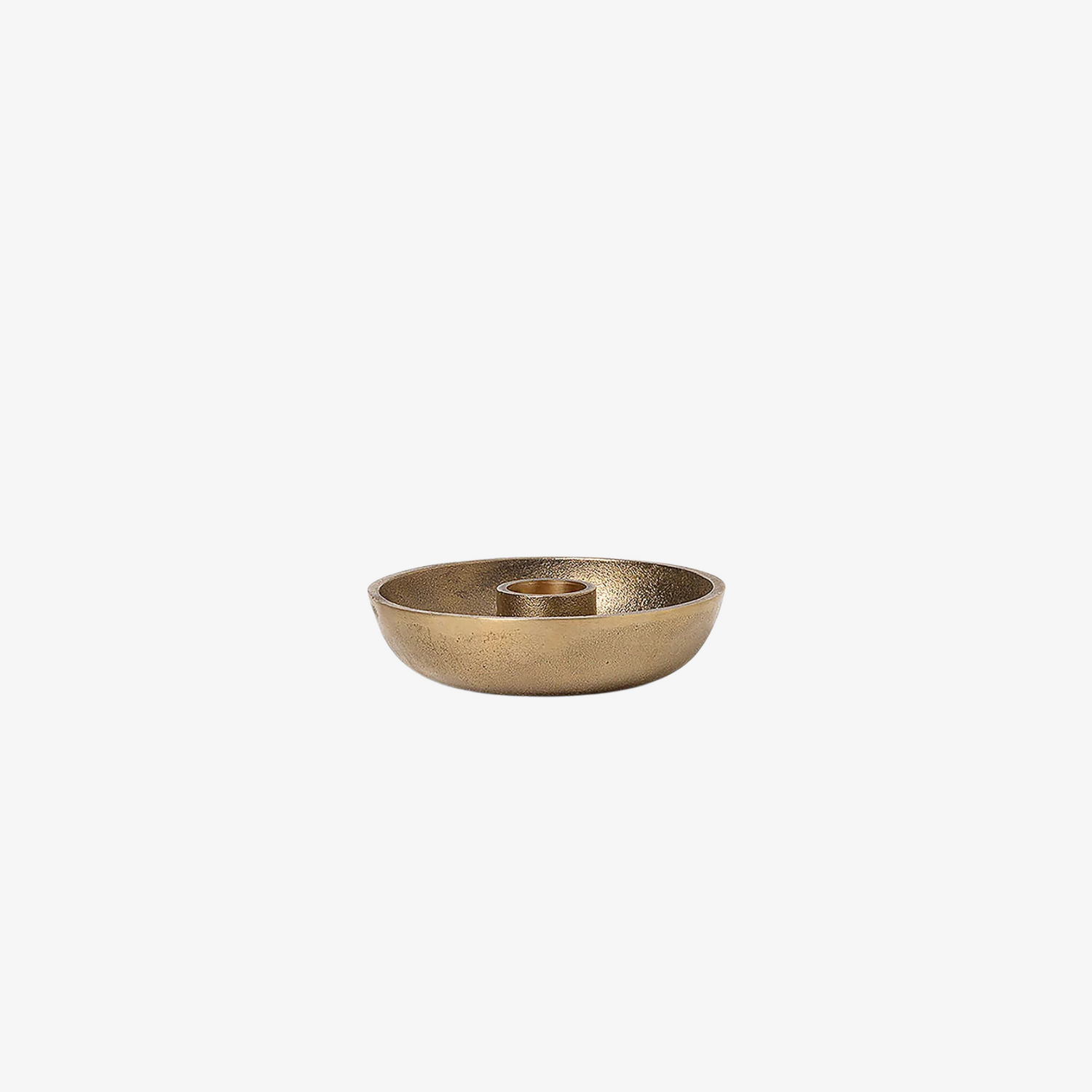 Bowl Candle Holder - Single - Brass