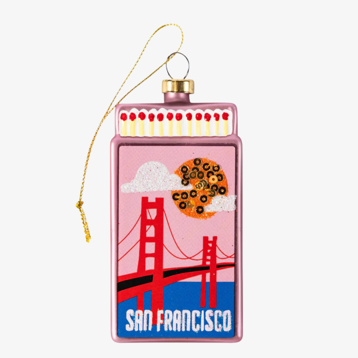 San Francisco Matchbook Ornament