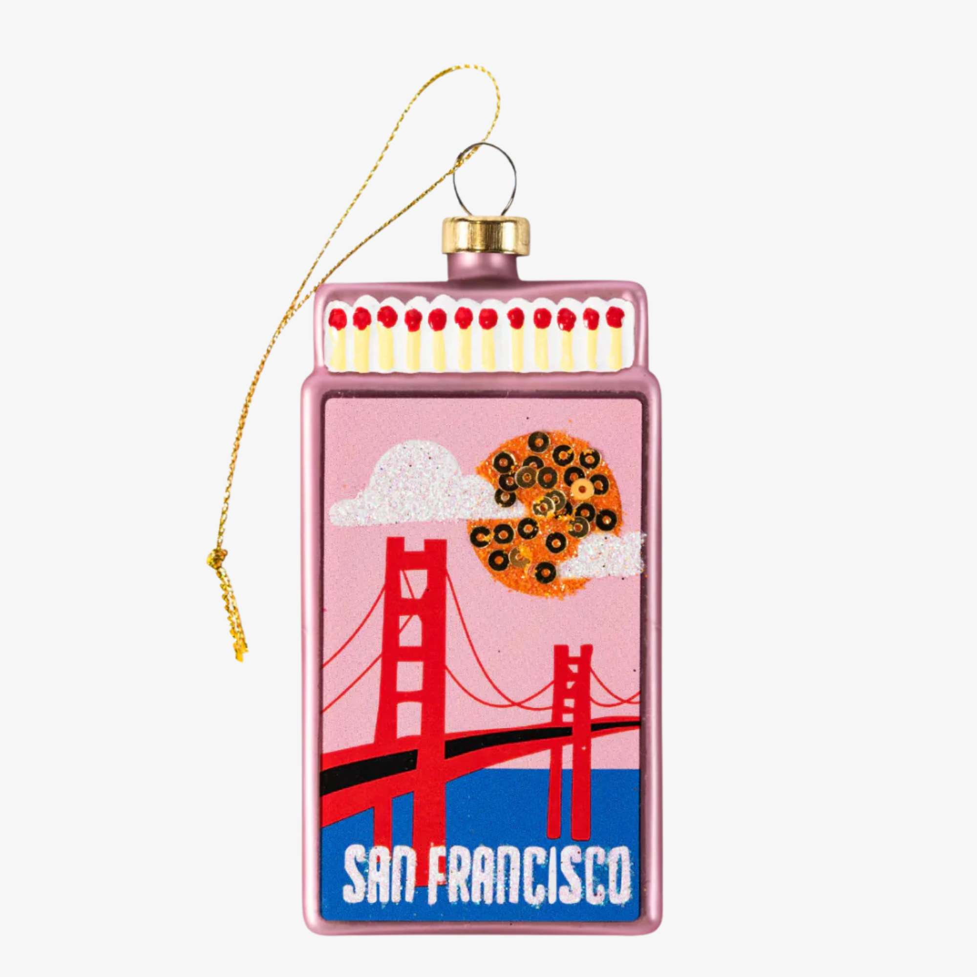 San Francisco Matchbook Ornament