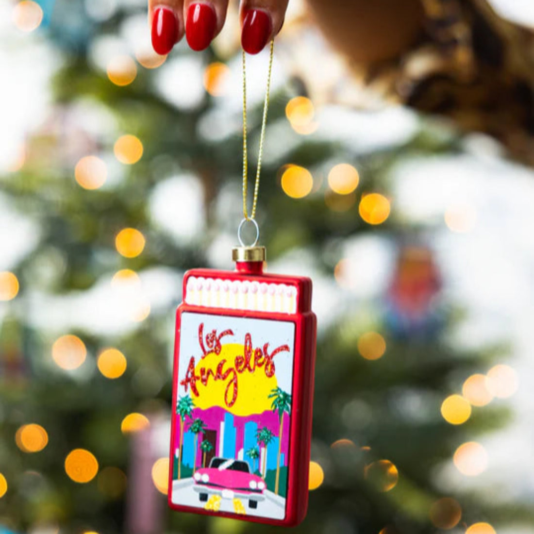Los Angeles Matchbook Ornament