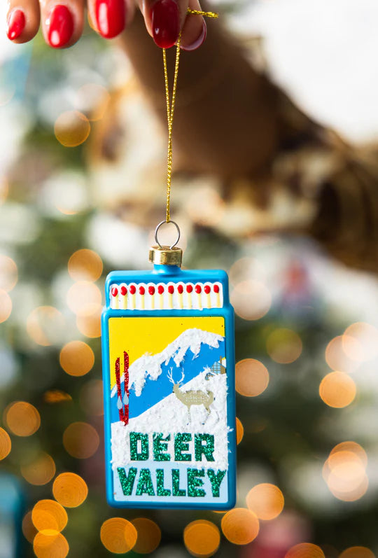 Deer Valley Matchbook Ornament