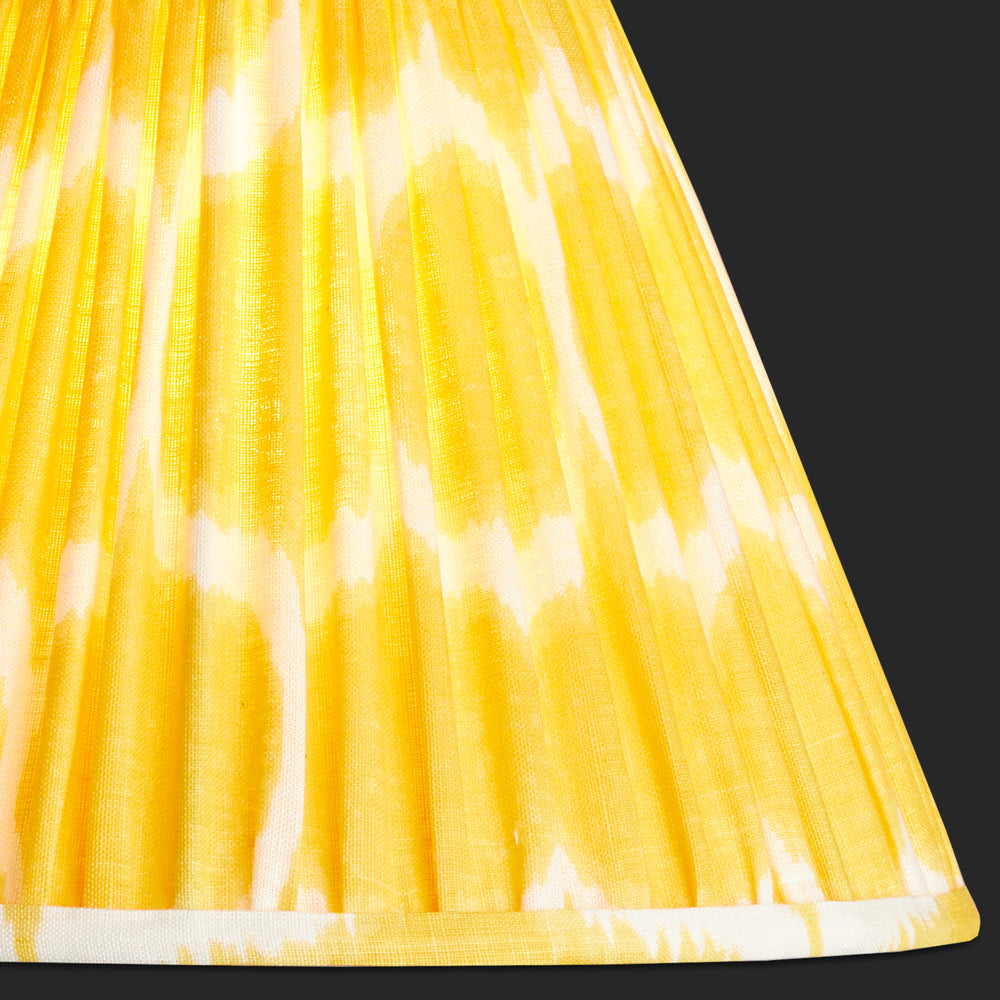 Yoda Ikat Yellow Linen Shade