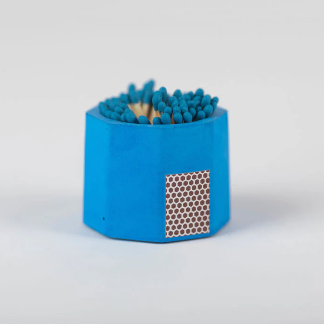 Blue Match Holder w/ Striker and Navy Matches