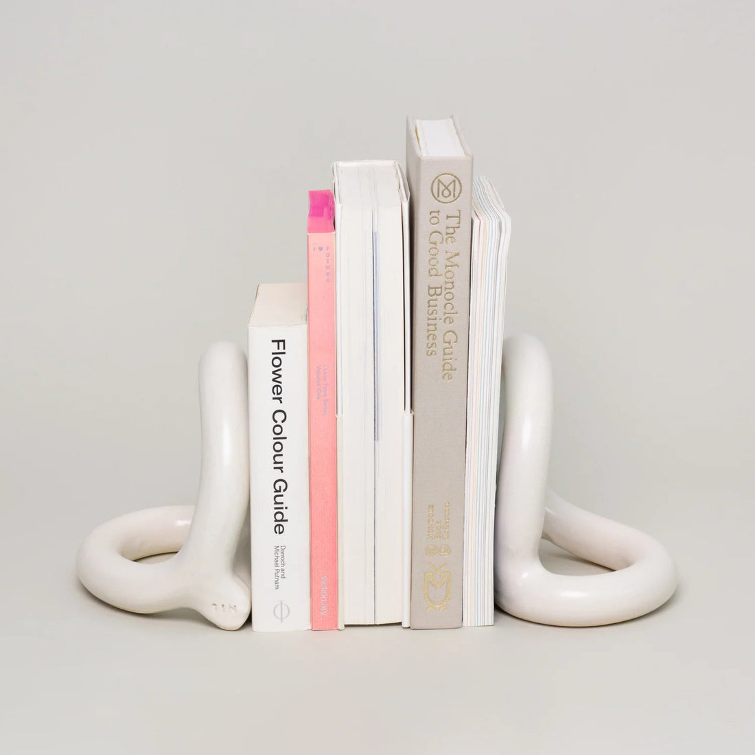 Bacchus Bookends - Cream