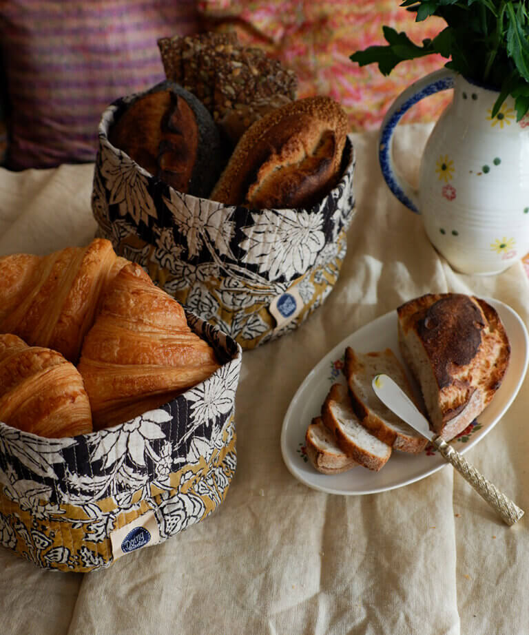 Botanical Fabric Baskets