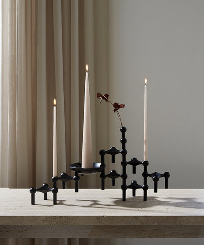 STOFF Nagel Candle Holder (Black)