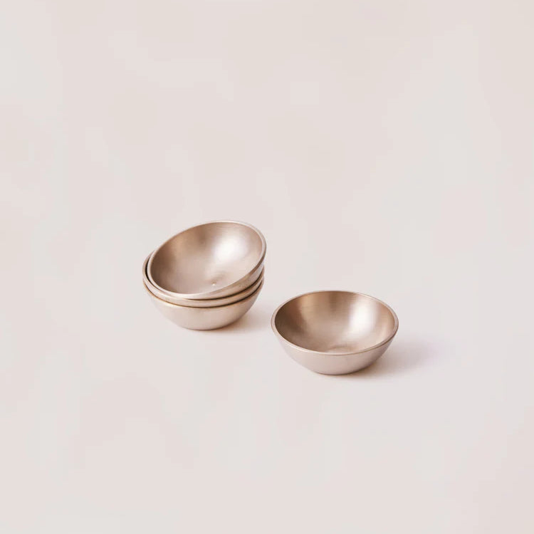 Bronze Kansa Dip Bowl, 1.5&quot; - Set of 4
