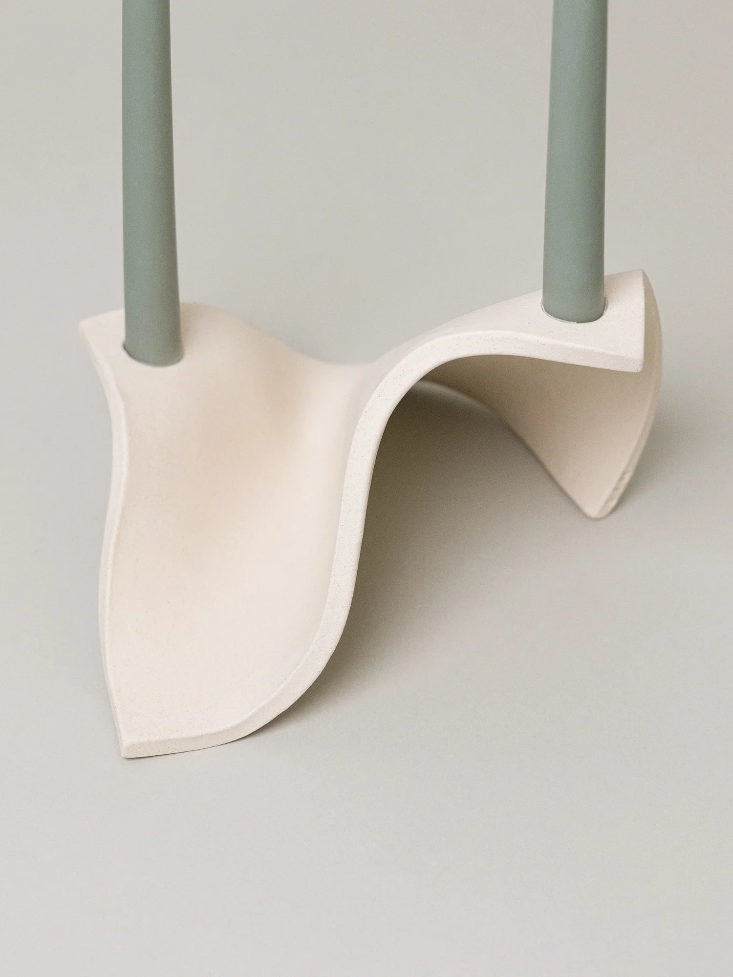 Drape Candelabra - Bone