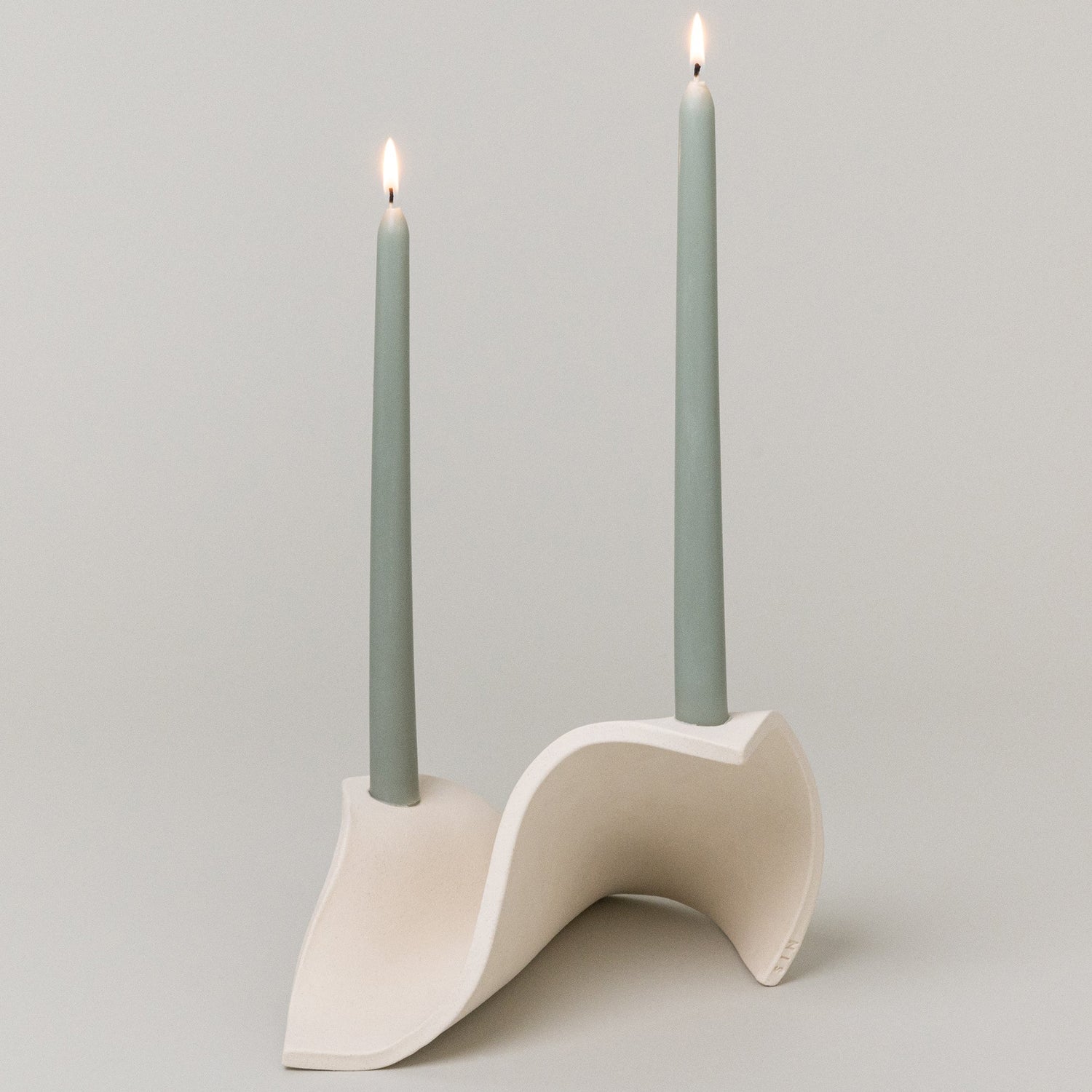 Drape Candelabra - Bone