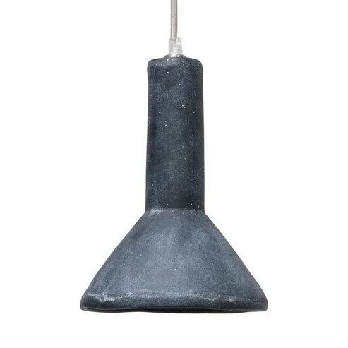 Charcoal Concrete Single Pendant Light