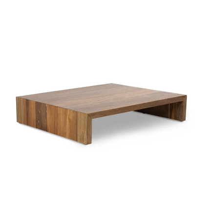 Wooden Plateau Low Side Table