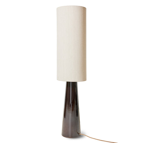 Floor Lamp in Brown + Cream