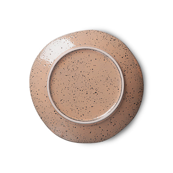 Gradient Dessert Plate Set of 2 Taupe