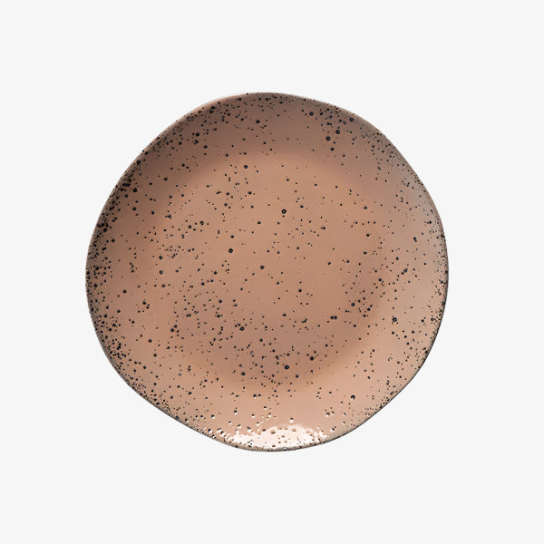 Gradient Dessert Plate Set of 2 Taupe