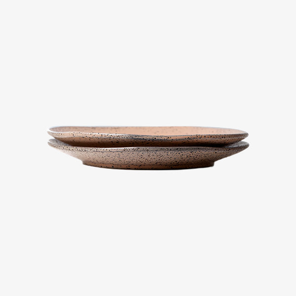 Gradient Dessert Plate Set of 2 Taupe