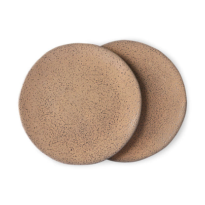 Gradient Side Plate Set of 2 Taupe