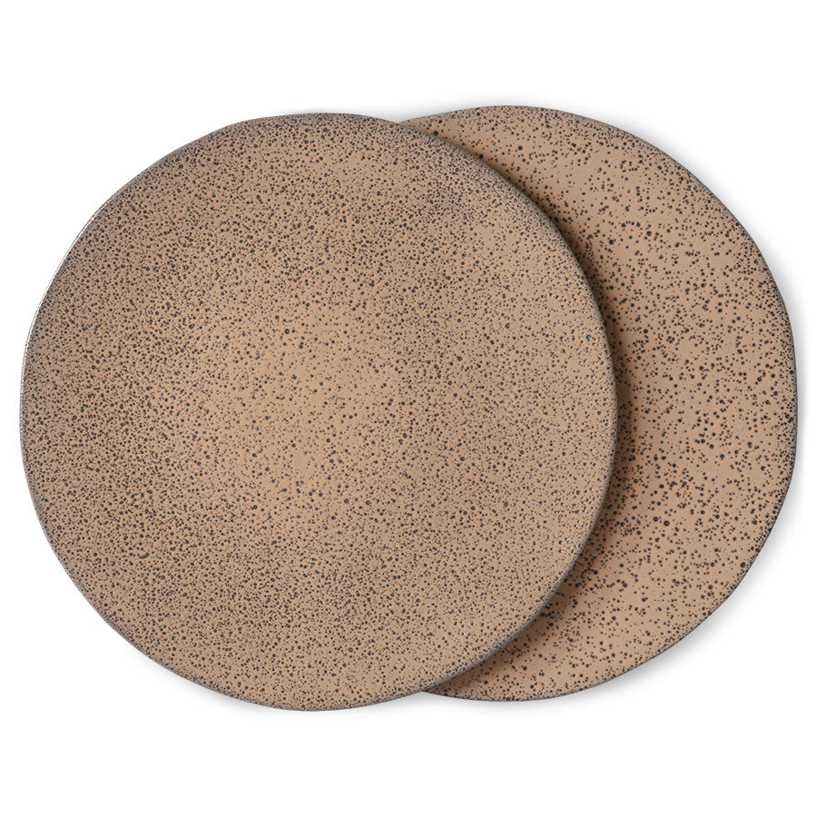 Gradient Dinner Plate Set of 2 Taupe