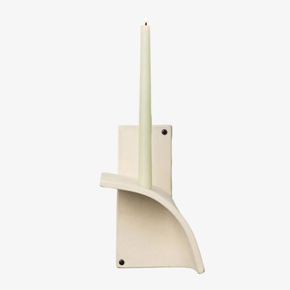 Kahn Candle Sconce - Bone