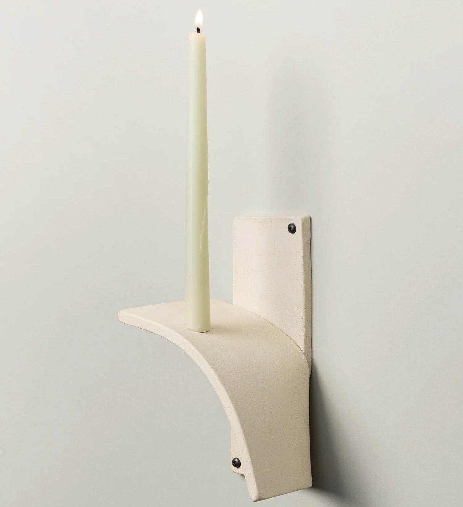 Kahn Candle Sconce - Bone