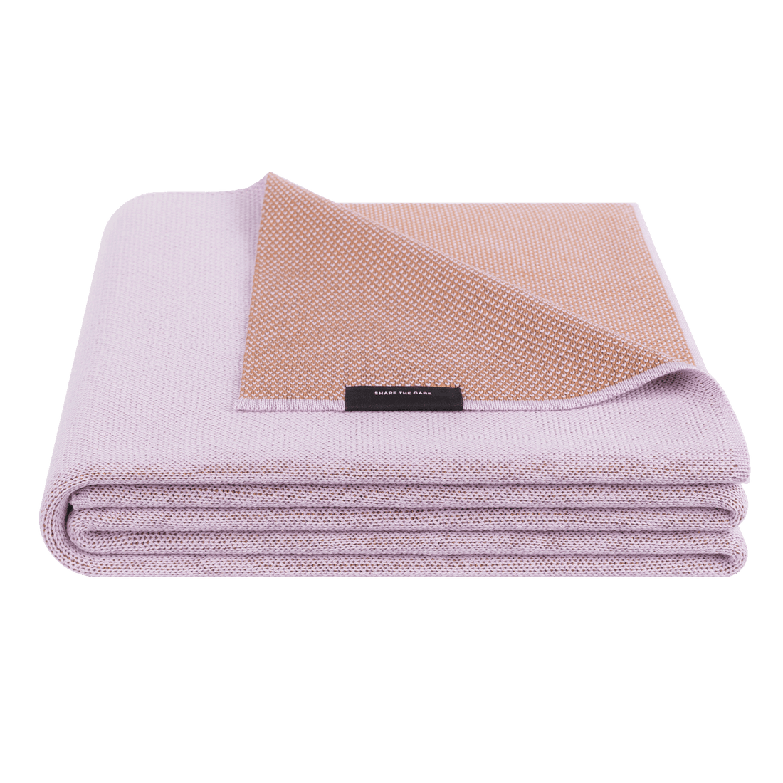 Lilac Brown Throw Blanket