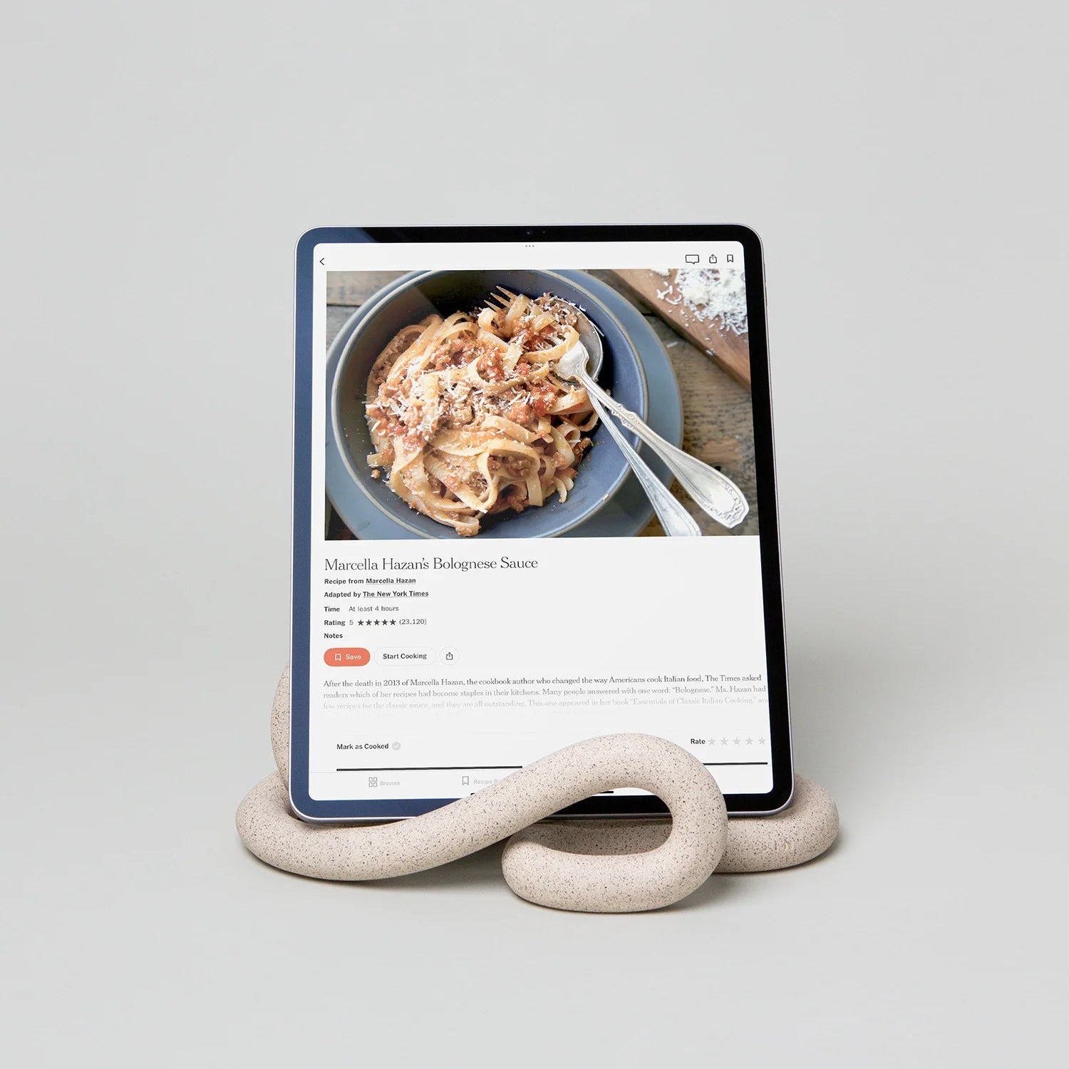 Lumbra Book Stand - Sand