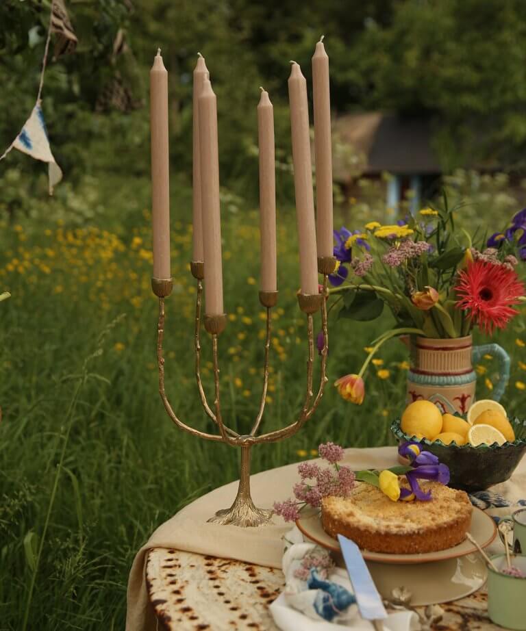 Misty Multi Candle Holder with 6 Arms