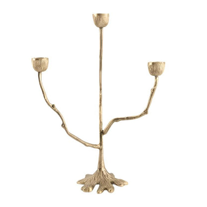 Misty Triple Candle Holder with 3 Arms