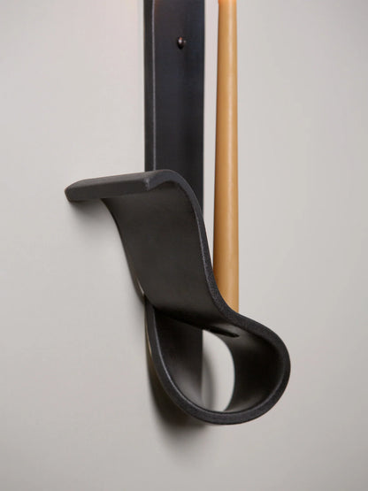 Moonara Candle Sconce - Black