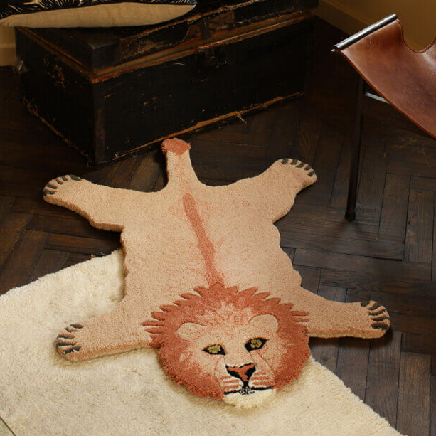 Pinky Lion Rug - Small