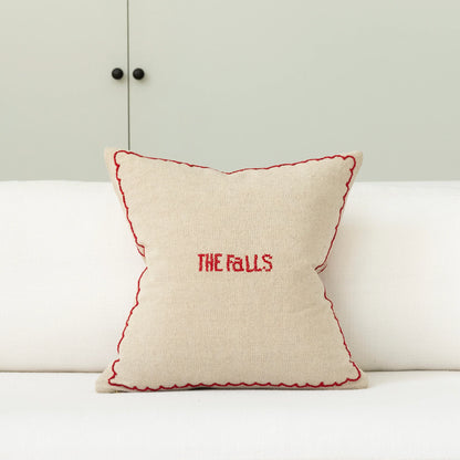 Red Work Stewie&quot; Pillow