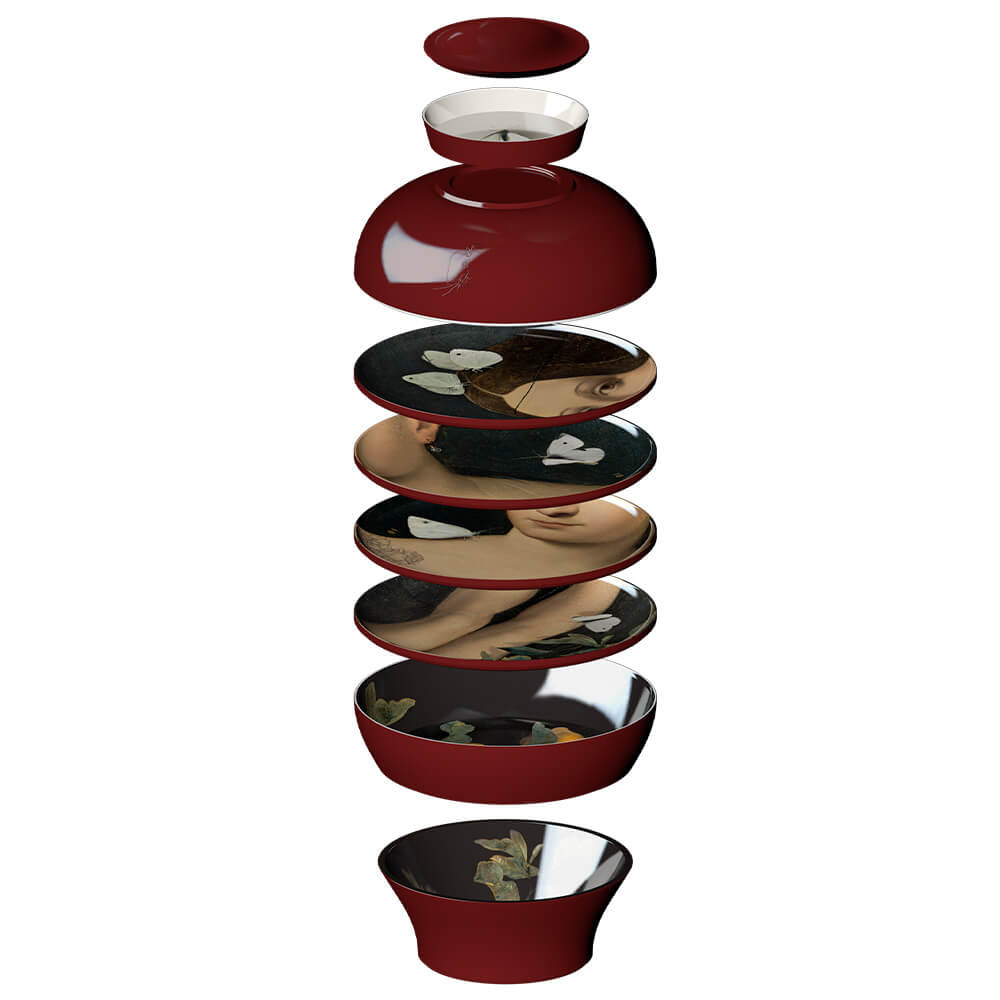 Yuan Rouge | Eden - Stackable Set of Dishes