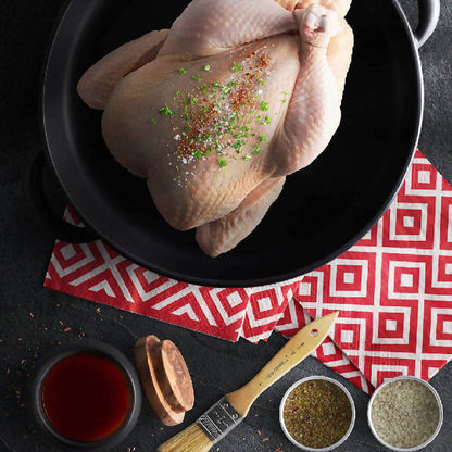 Stoneware Serving Plate With Handles 13.4&quot;