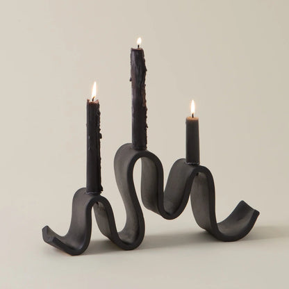 Wyat Candelabra - Black