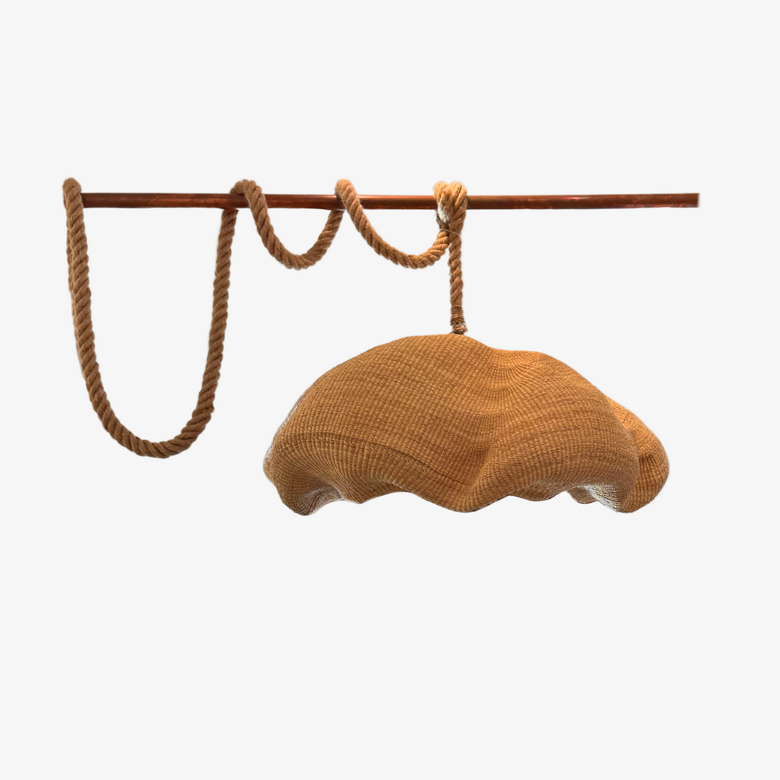 Natural Curved Rim Pendant Lamp